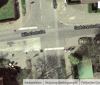 Sattelitenfoto der Kreuzung ca 2007